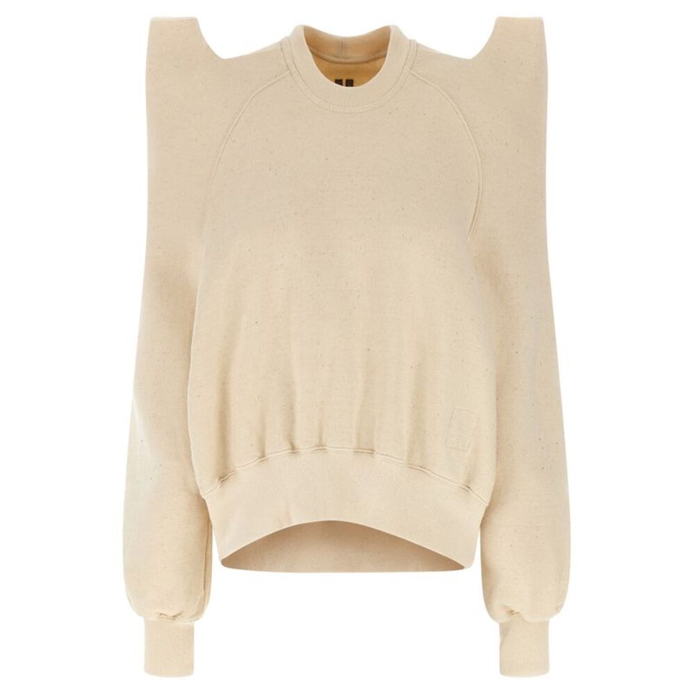 DRKSHDW Beige Cotton Women's Sweatshirt